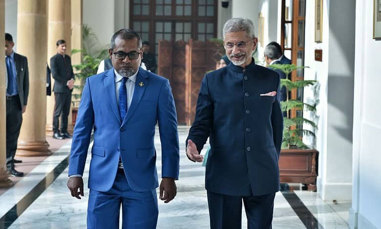 Abdulla Khaleel and EAM jaishankar