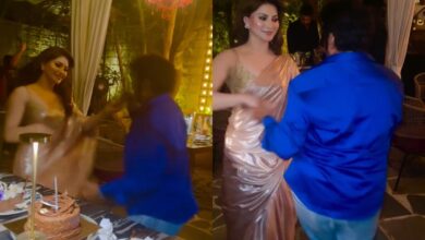 Urvashi Rautela, Balakrishna's viral dance video from Hyderabad party