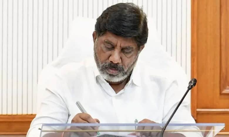 Deputy CM Bhatti Vikramarka holds video conference to review conduct of gram sabhas on new welfare schemes in Telangana on Tuesday, January 21.