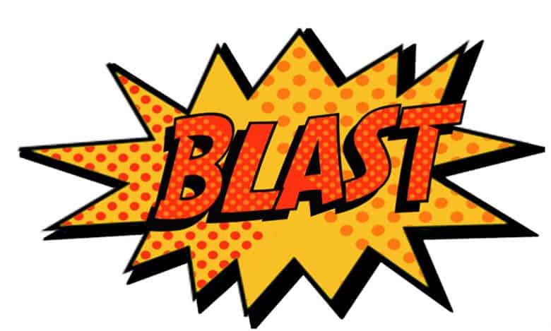 Sanitation worker injured in a blast triggered in garbage dump.