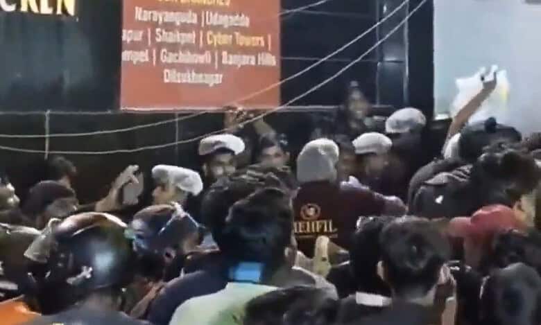 Brawl over biryani at restaurants in Hyderabad on New Year's Eve