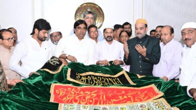 CM Revanth and Congress leaders send Chadar to Ajmer Dargah on Saturday.