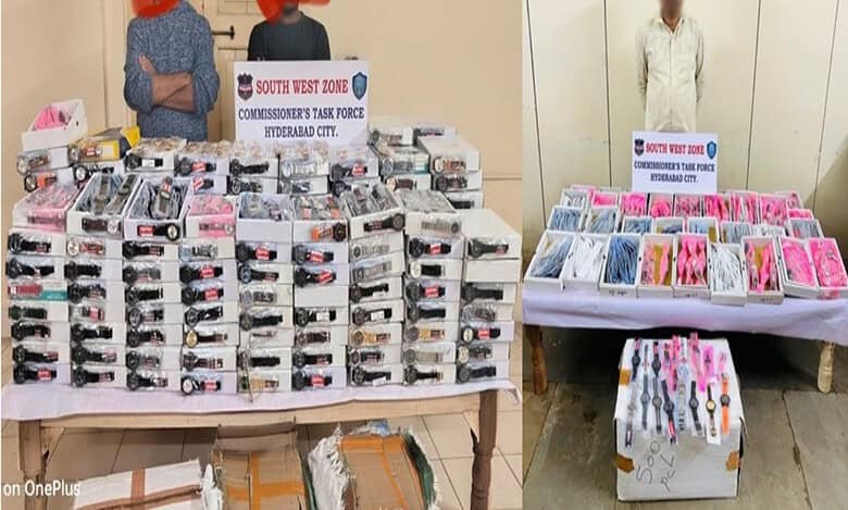 Three held for selling fake watches in Hyderabad; items worth Rs 1 cr seized