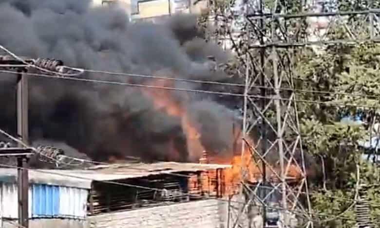 Fire at Gudimalkapur warehouse in Hyderabad, 4th in 24 hrs