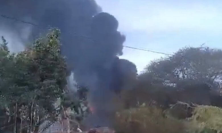 Fire in chemical godown near Hyderabad cause panic