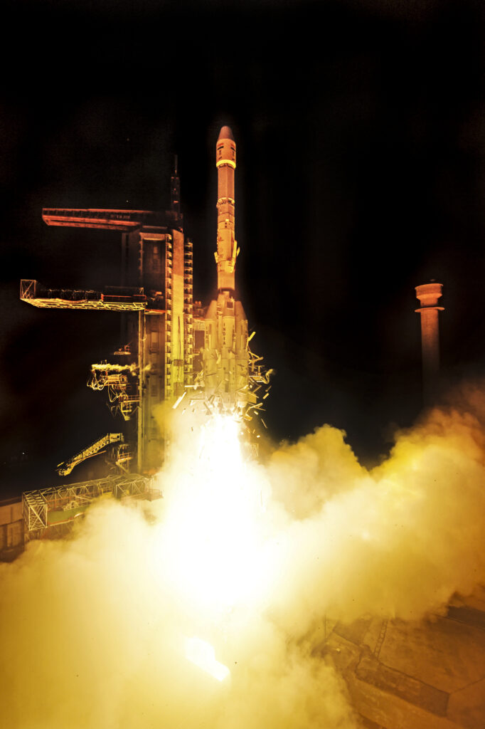 ISRO's GSLV-F15 carrying navigation satellite lifts off