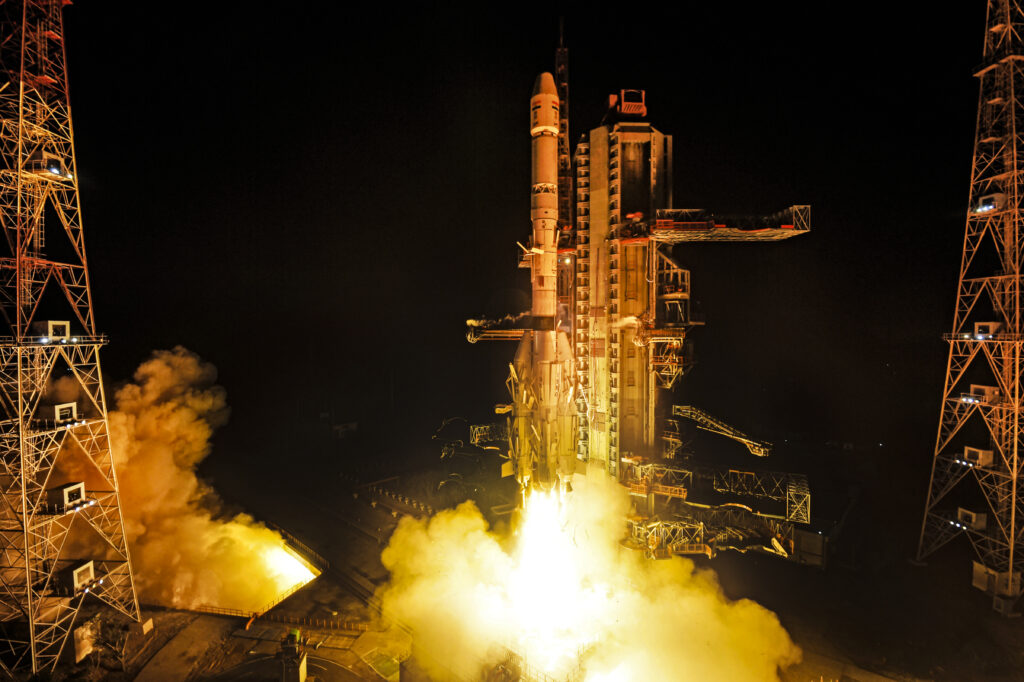 ISRO's GSLV-F15 carrying navigation satellite lifts off