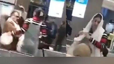 Video: Iranian woman pulls off clerics turban, dons it as hijab