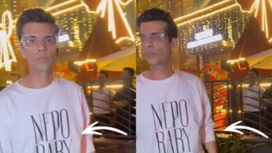 Karan Johar grabs eyeballs on meal outing with his ‘Nepo baby’ T-shirt