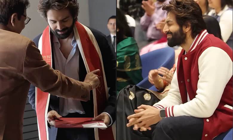 Kartik Aaryan receives engineering degree after a decade