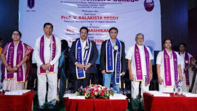Eminent members of the college and management grace the occasion along with Chief Guest, Prof. V Balakista Reddy, Chairman of Telangana Council of Higher Education (TGCHE) and Guest-of-Honour, Prof. K Shashikanth, Controller of Examinations, Osmania University