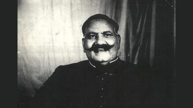 Ustad Bade Ghulam Ali Khan was a jovial, warm, and humble personality and was known for his wit and sense of romantic renderings.[photo courtesy Wikipedia]