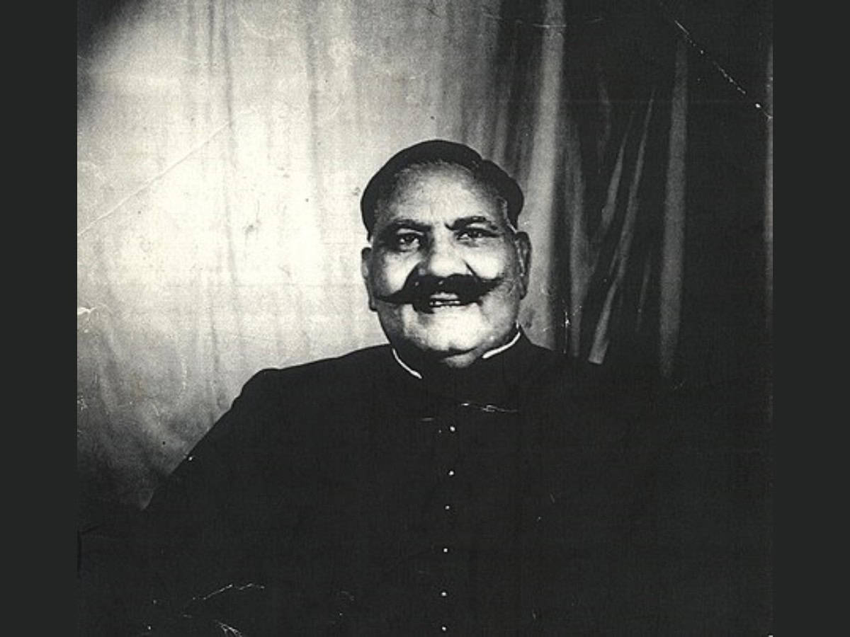 Ustad Bade Ghulam Ali Khan was a jovial, warm, and humble personality and was known for his wit and sense of romantic renderings.[photo courtesy Wikipedia]