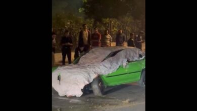 Speeding car meets accident near KBR Park in Hyderabad
