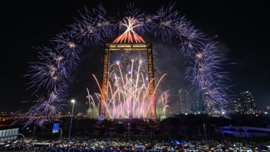 Watch: Gulf countries welcomes 2025 with stunning fireworks