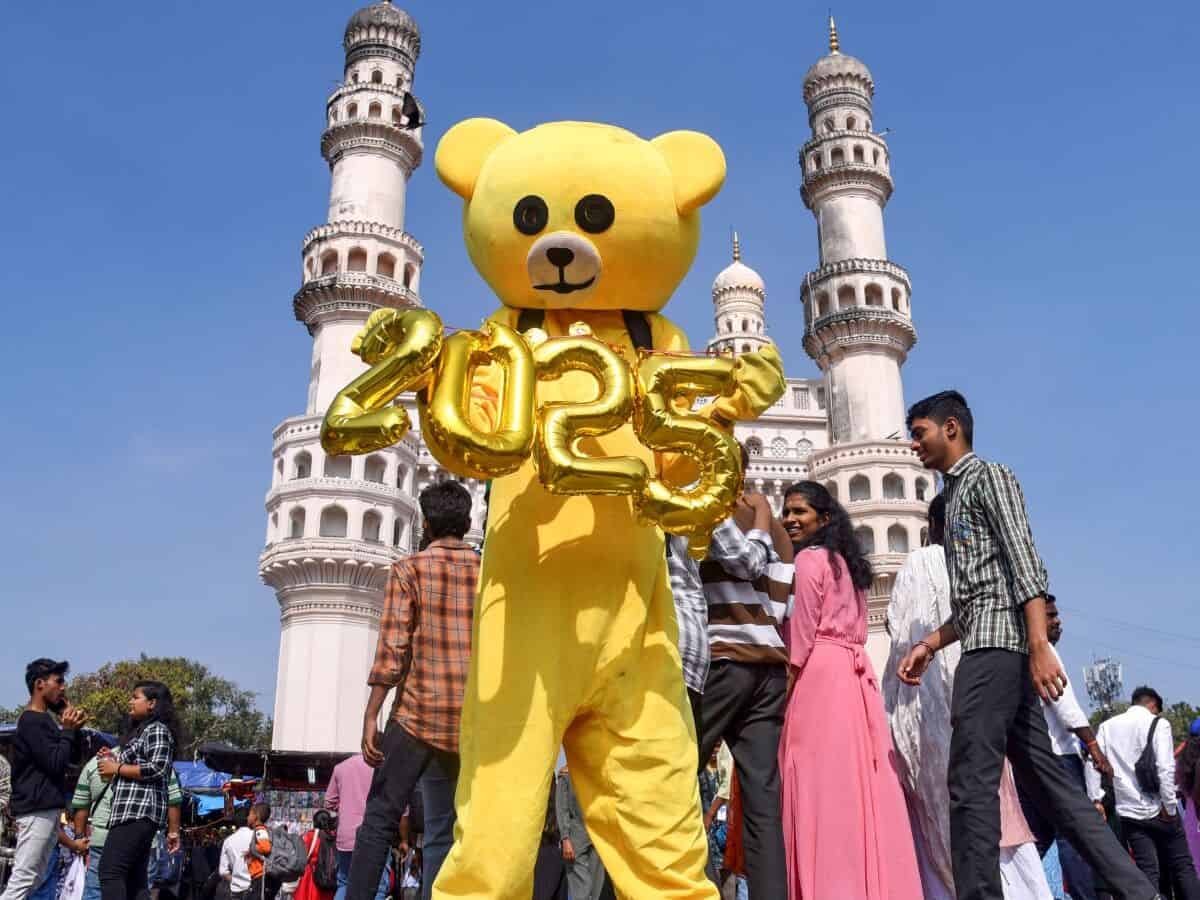 New Year 2025 celebrations in Hyderabad
