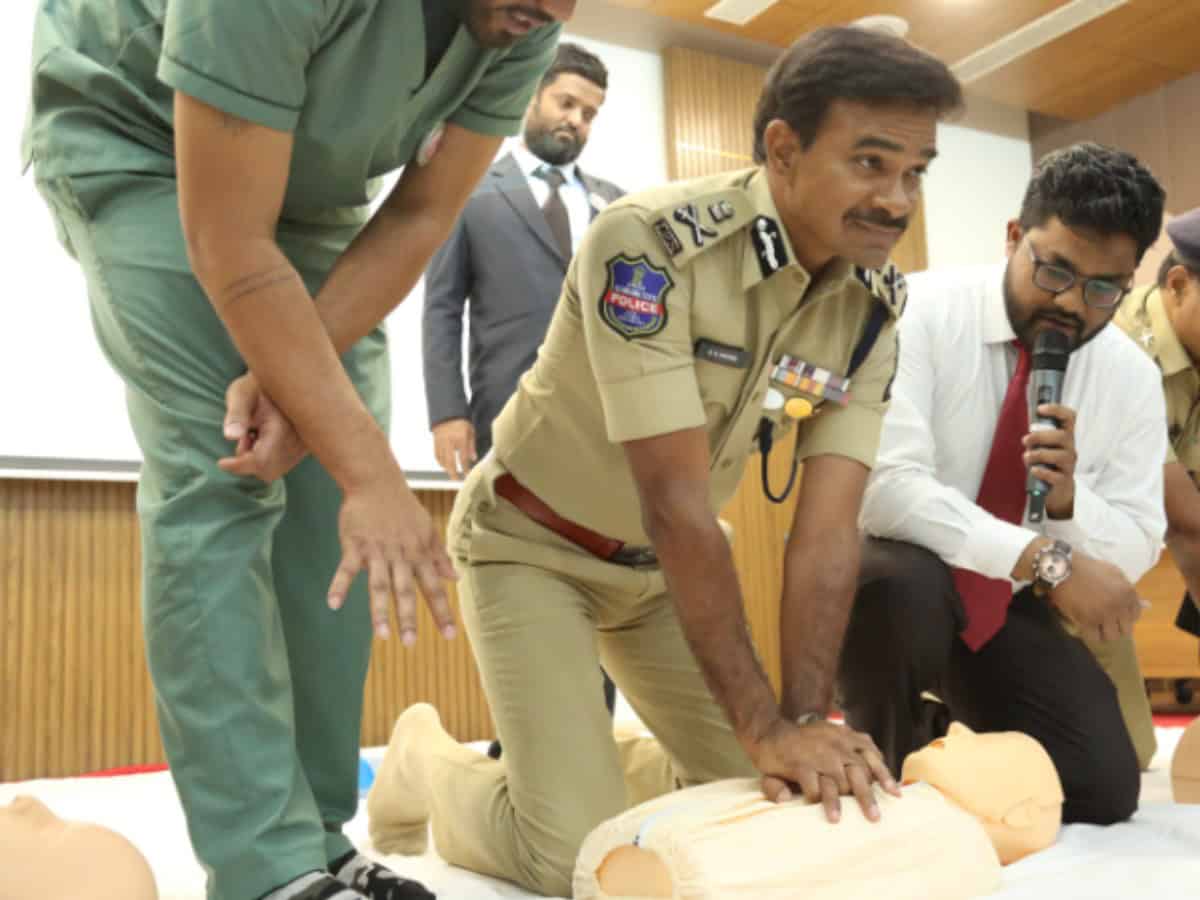 Over 2,600 Hyderabad police personnel to be trained in CPR