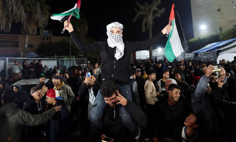 Palestinians in Gaza celebrate ceasefire agreement: A glimmer of hope amidst ruins