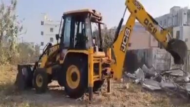 HYDRAA demolishes makeshift shelters in Hyderabad's Patancheru