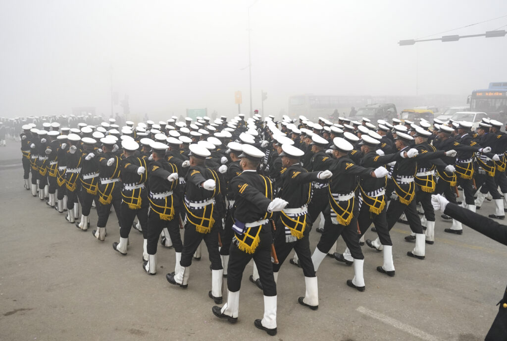 Rehearsal for Republic Day parade