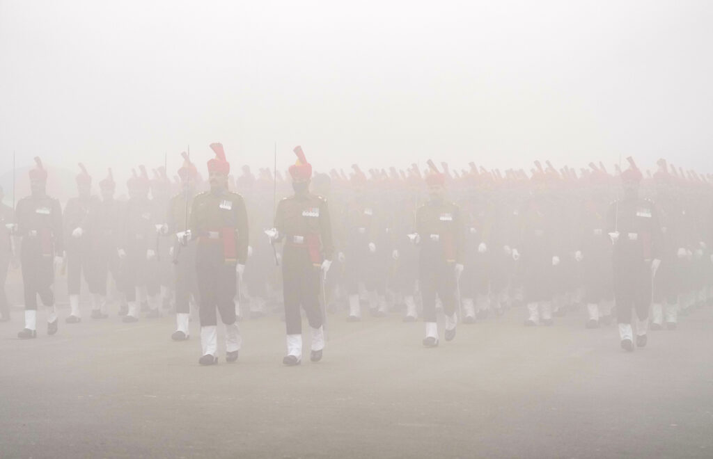Rehearsal for Republic Day parade