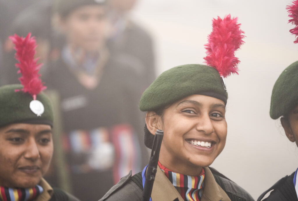 Rehearsal for Republic Day parade