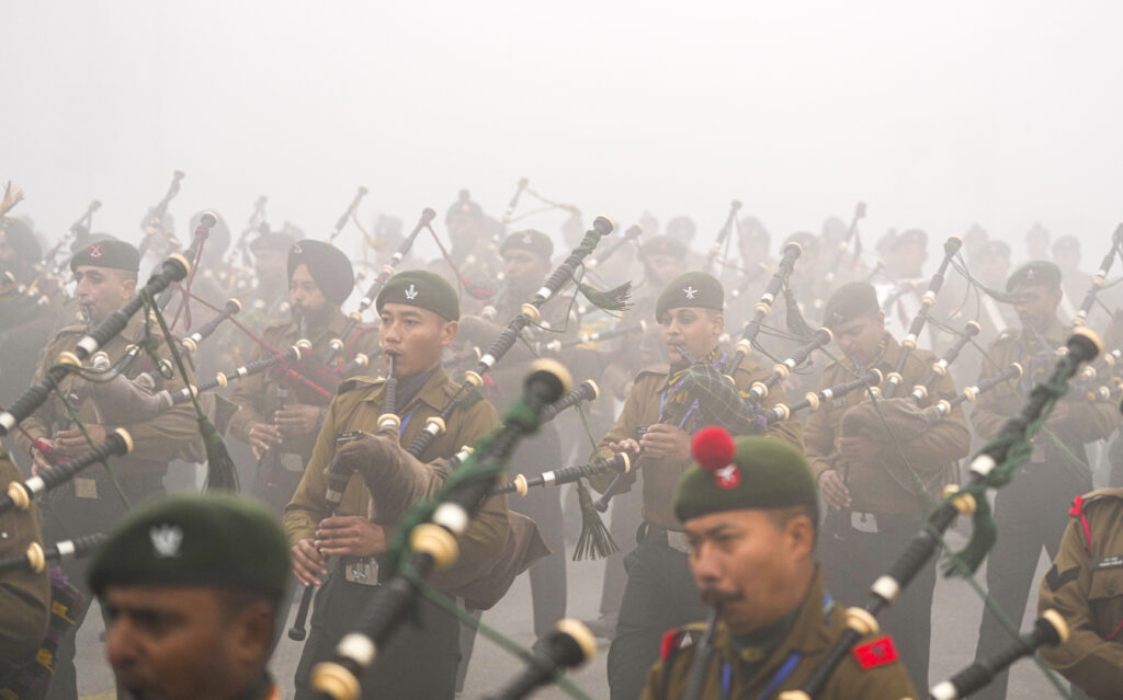 Rehearsal for Republic Day parade