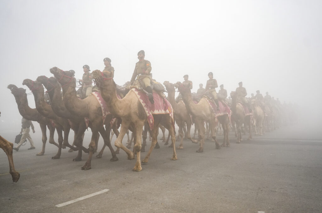 Rehearsal for Republic Day parade