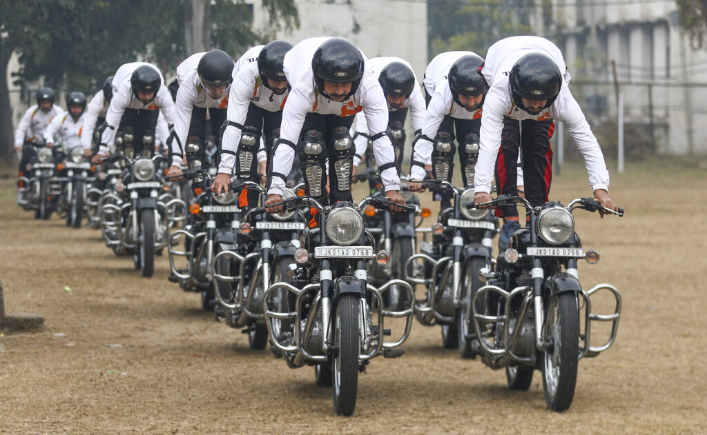 Rehearsal for Republic Day Parade 2025