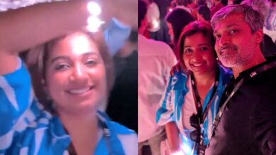 Shreya Ghoshal attends Coldplay's gig with ‘70+ year old dad’, hubby Shiladitya