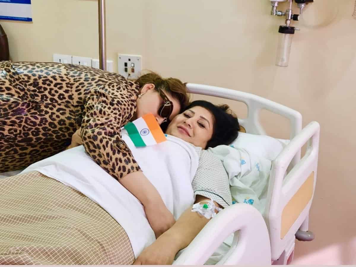 Urvashi Rautela urges netizens to pray for her mother as the latter recovers