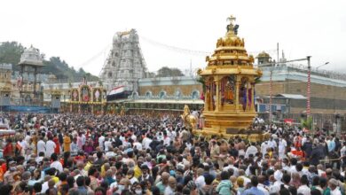 Four dead and four injured in stampede in Tirupathi.