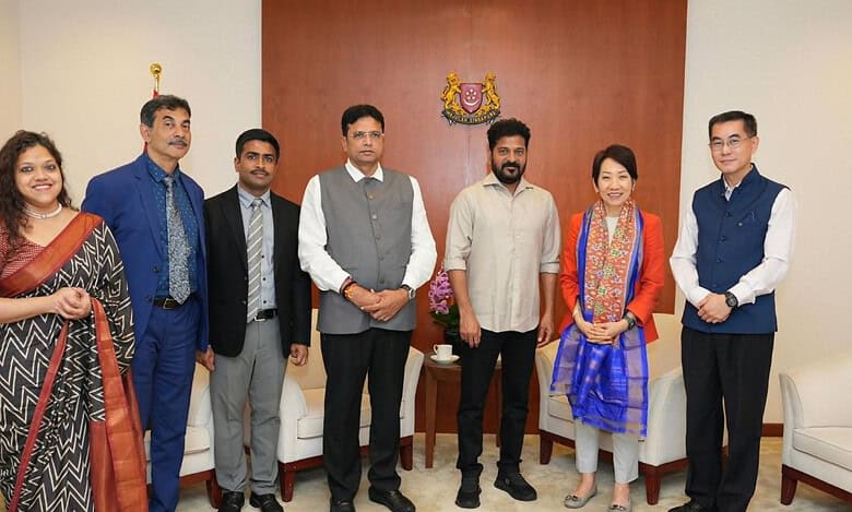 Telanagana CM to meet Singapore Ministers