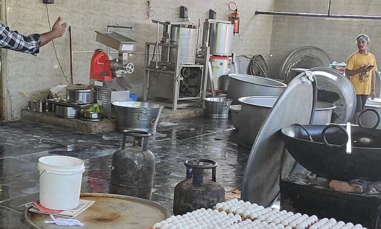 Raids conducted at kitchen of Hyderabad’s educational institutes; violations found.