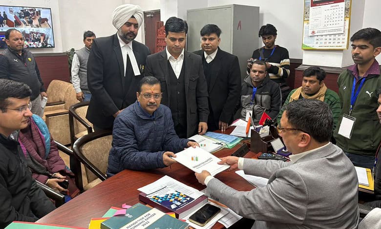 Kejriwal files nomination from New Delhi Assembly constituency