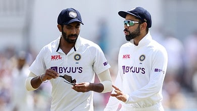 Virat Kohli and Jasprit Bumrah