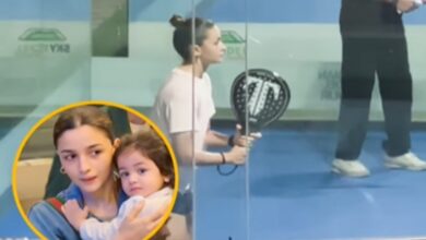 Alia Bhatt plays pickleball as she balances motherhood and work