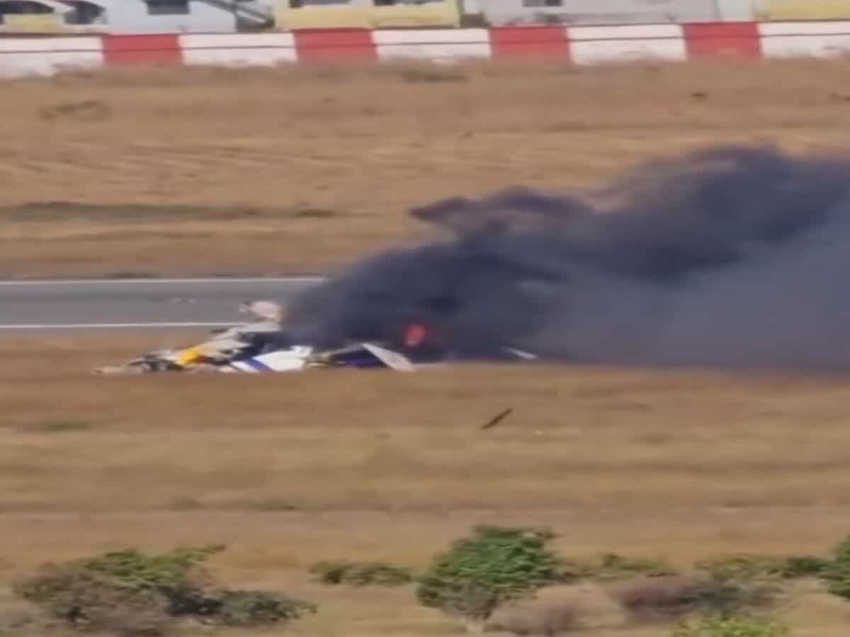 Coast Guard helicopter crashes in Gujarat's Porbandar