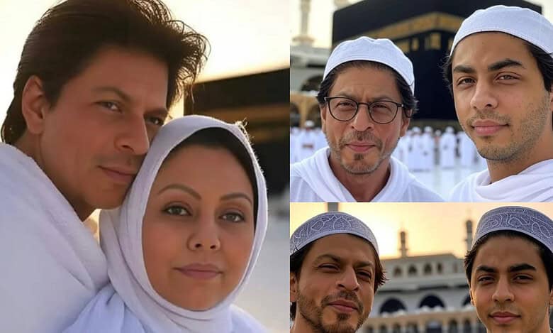 AI generated images of Shah Rukh Khan, Gauri Khan, Aryan Khan show them performing Umrah