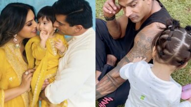 Bipasha Basu gives a sneak peek into hubby Karan Singh Grover's playtime with Devi