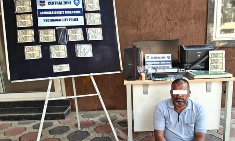Counterfeit currency maker arrested in Hyderabad
