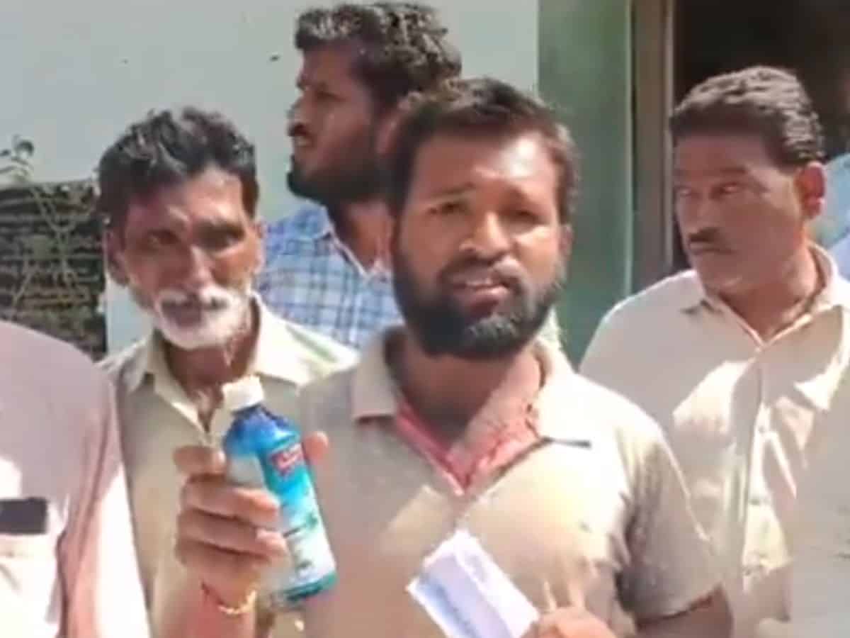 Farmers in Telangana demand patta passbooks, Rythu Bharosa, threaten suicide