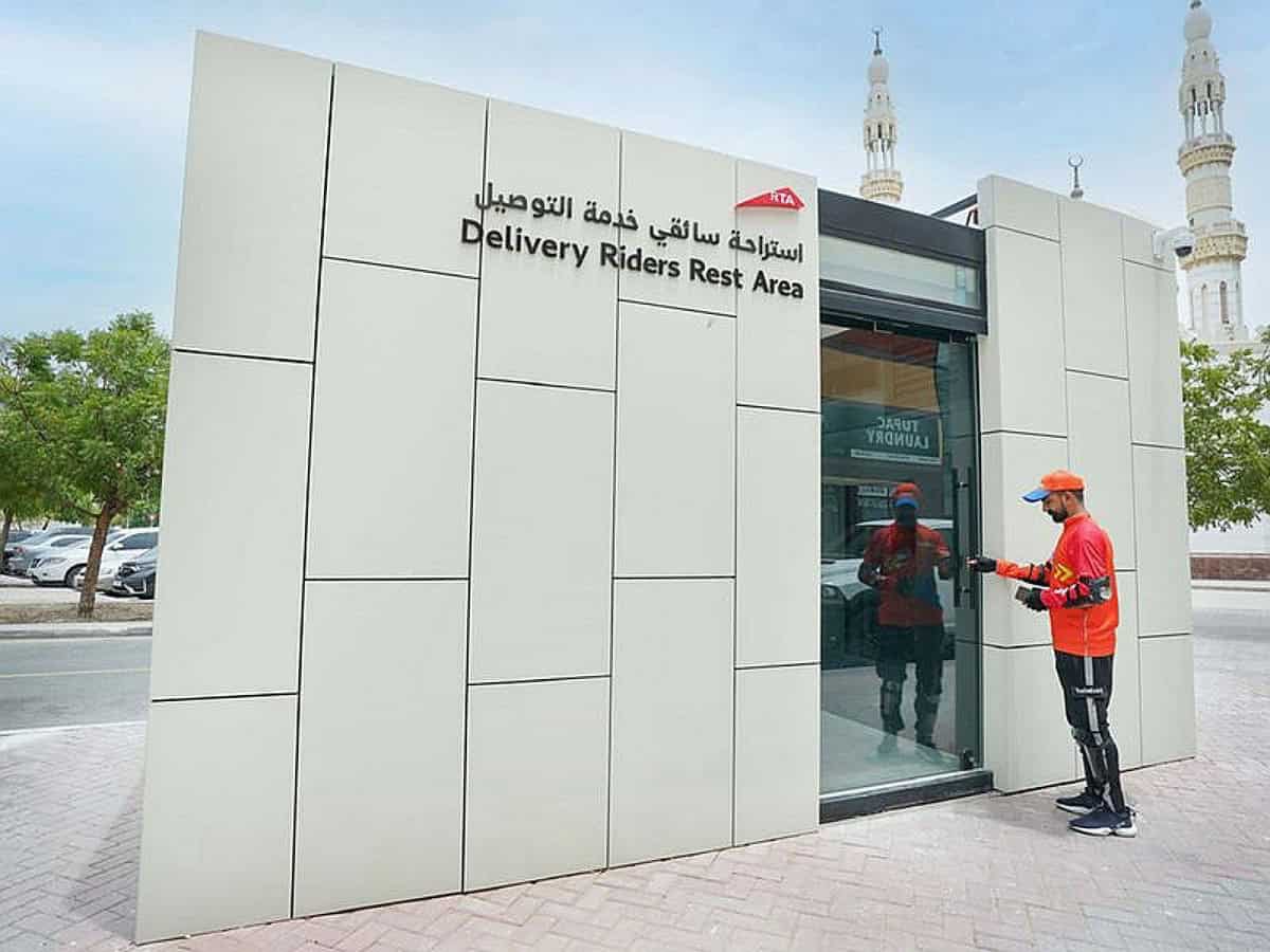 Dubai builds 40 air-conditioned rest areas for delivery riders