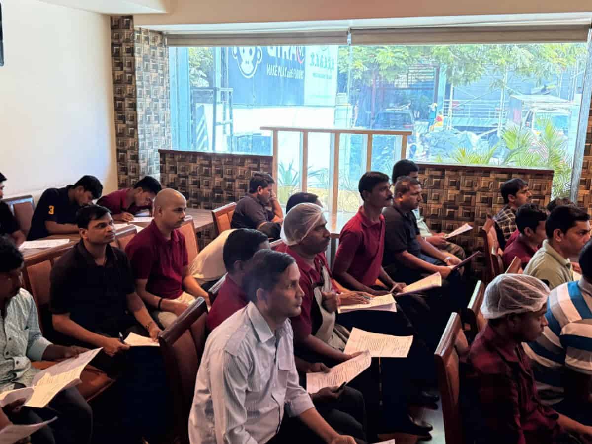Food safety dept trains Hyderabad restaurant staff on hygiene, safety