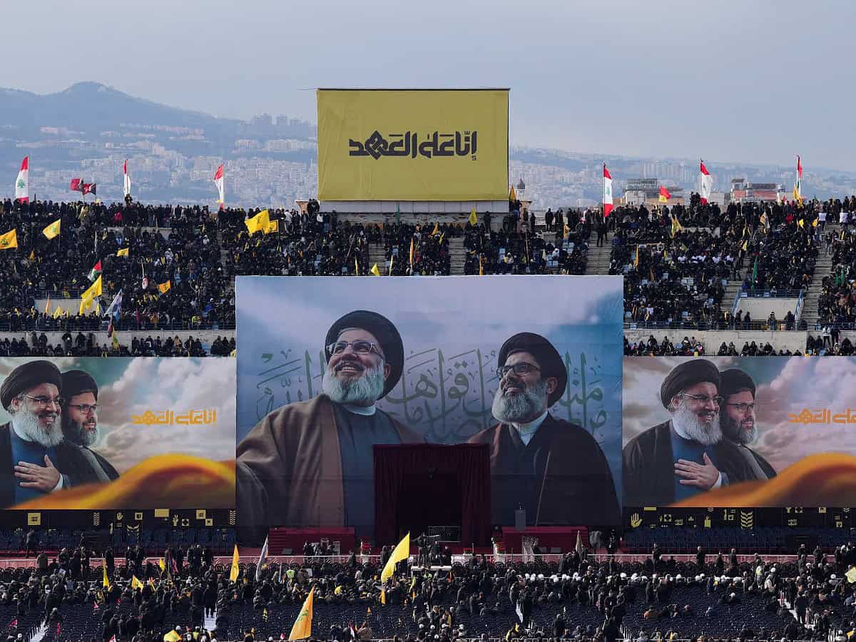 Watch: Thousands attend funeral of Hezbollah leader Nasrallah