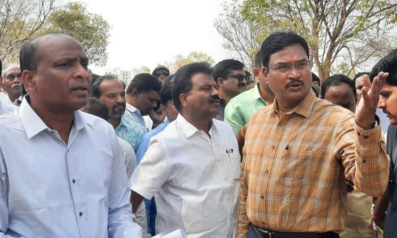 HYDRAA chief surveys Hyderabad's Ameenpur over land encroachments