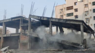 HYDRAA demolishes illegal structures in Hyderabad's Parki Lake