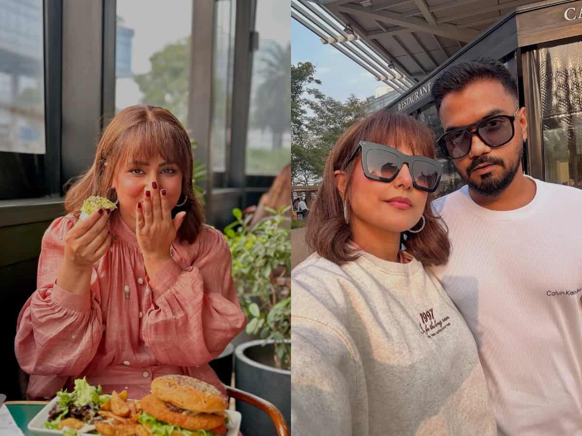 Hina Khan's fun 'day out' includes food and family