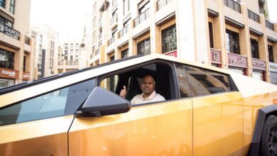 Watch: Indian expat wins 24K gold-plated Tesla Cybertruck in Dubai