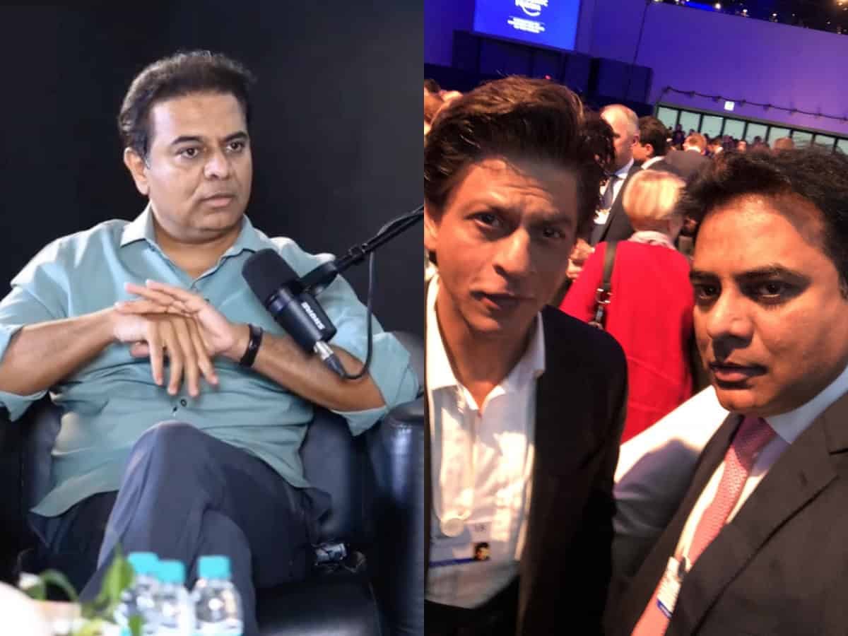 KTR quotes Shah Rukh Khan, inspires youth to chase dreams